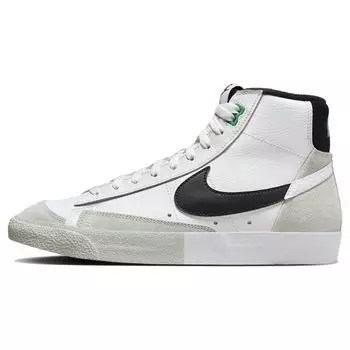 Nike Blazer Mid 77 SE Split — белые черные мужские кроссовки Summit-белый светло-серебристый стадион-зеленый DZ2542-100 43