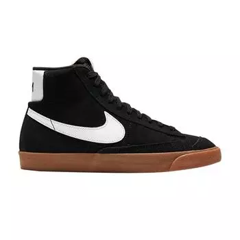 Nike Blazer Mid 77 Suede Black Gum Женские кроссовки Gum-Medium-Brown Total-Orange White DB5461-001