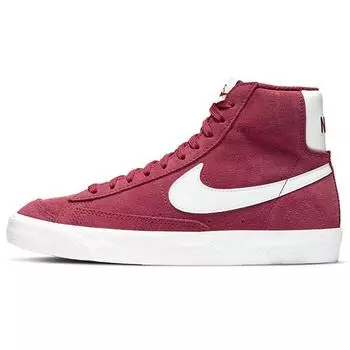 Nike Blazer Mid 77 Suede GS Team красные женские кроссовки черно-белые DC8248-600 36