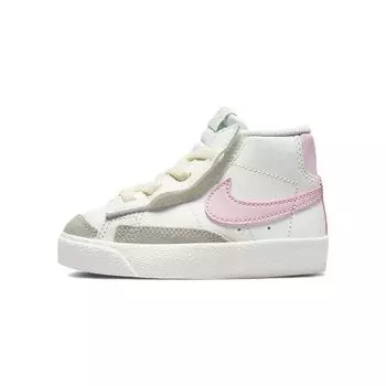 Nike Blazer Mid 77 TD White Pink Foam Детские кроссовки Summit-White Coconut-Milk Honeydew DA4088-106 23.5