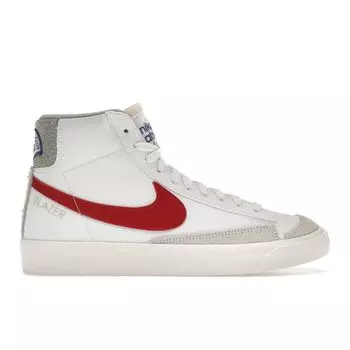 Nike Blazer Mid 77 White Phantom Gym Red Мужские кроссовки Светло-дымчато-серые DH7694-100 41