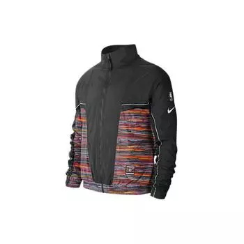 Nike Brooklyn Nets NBA Повседневная спортивная куртка Мужская верхняя одежда Черный CN5471-010 XXL