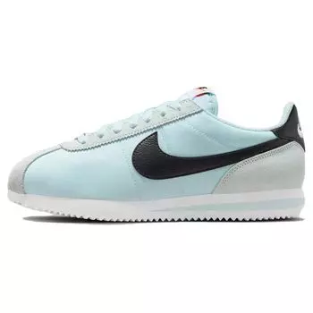 Кроссовки женские Nike Cortez Glacier Blue, белые, оранжево-черные DZ2795-401 38.5