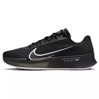 Nike Court Air Zoom Vapor 11 HC Черно-белые мужские кроссовки антрацит DR6966-002 41