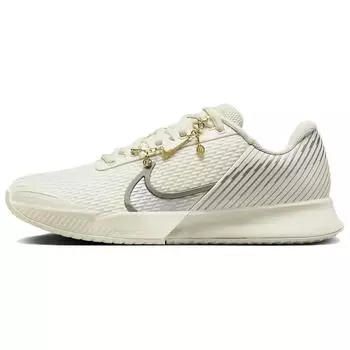 Nike Court Air Zoom Vapor Pro 2 Premium HC Gold Flair Pack женские кроссовки кремовые бледно-слоновая кость светло-орехово-коричневые FZ1555-100 35.5