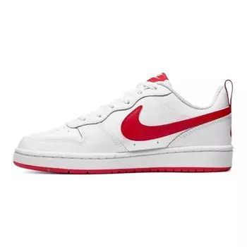 Nike Court Borough Low 2 GS White University Красные женские кроссовки BQ5448-103 35.5
