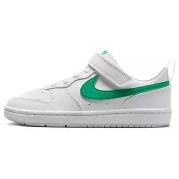 Nike Court Borough Low Recraft PS Белые детские кроссовки Stadium Green Football-серые DV5457-109 35