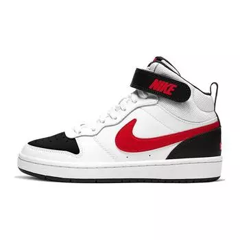 Nike Court Borough Mid 2 GS White University Красные кроссовки Черные CD7782-110 36