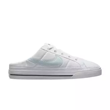 Nike Court Legacy Mule White Football Серые женские кроссовки Черные DB3970-101 36