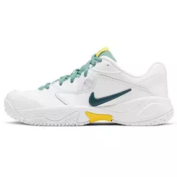 Nike Court Lite 2 белые зеленые желтые женские кроссовки AR8838-108 38