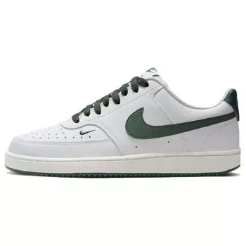Nike Court Vision Low Next Nature Белые винтажные зеленые женские кроссовки Stadium-Green Sail FV9952-101