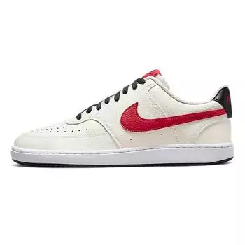 Nike Court Vision Low Sail University Red Мужские кроссовки Кремовый Черный Белый DM1187-101 41