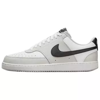 Nike Court Vision Low Серые Туманные Белые Черные Мужские Кроссовки HV0927-097 44.5