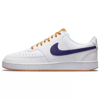 Nike Court Vision Low White Electro Purple Мужские кроссовки Light-Curry DM1187-103 44.5