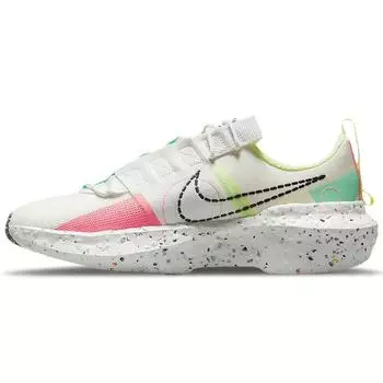 Nike Crater Impact Summit Белые женские кроссовки Черные, зелено-светящиеся, Sunset CW2386-101 35.5