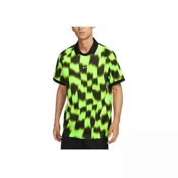 Nike Culture Пуловер свободного кроя с круглым вырезом и короткими рукавами Футболка для футбола Мужские топы Флуоресцентно-желтый Черный Белый FZ0433-702 S