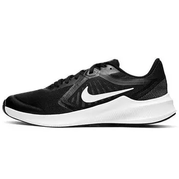 Nike Дауншифтер 10 Черный (GS) Женские кроссовки Антрацитово-белые CJ2066-004