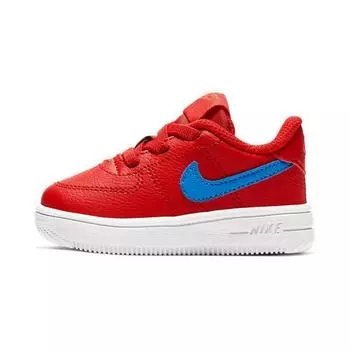 Nike Детские кроссовки Force 1 18 TD University Red Photo-Blue 905220-604