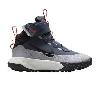 Nike Детские кроссовки Terrascout PS Thunder Blue Cement Grey Pure-Platinum Black FV4174-400 26