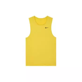 Nike Dri-FIT Ready Solid Quick-Dry Running Training Майка для мужчин Топы Ярко-желтый DV9814-709 L