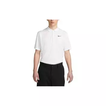 Nike Dri-Fit Victory+ однотонный пуловер с воротником поло, футболка с короткими рукавами, мужские топы, белый DV8538-100 M