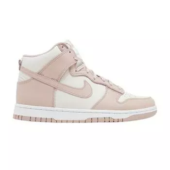 Nike Dunk High Pink Oxford Женские кроссовки Cream Phantom White DD1869-003