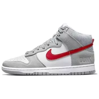 Nike Dunk High SE Athletic Club — светло-дымчато-серые спортивные мужские кроссовки белые DJ6152-001 44.5