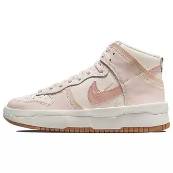 Nike Dunk High Up Rebel Pink Oxford Женские кроссовки Белый Парус Светло-Мягко-Розовый DH3718-102 40