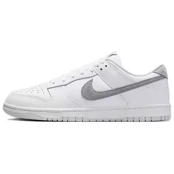 Nike Dunk Low Белый Пепельно-Серый Мужские Кроссовки Summit-White Чистый-Платиновый IH0632-141 42.5