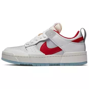 Nike Dunk Low Disrupt White Gym Red Женские кроссовки Summit-White Photon-Dust Sail CK6654-101