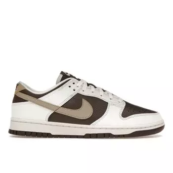 Nike Dunk Low Next Nature Summit Белые коричневые кеды унисекс в стиле барокко Phantom Khaki HF4292-100 42.5