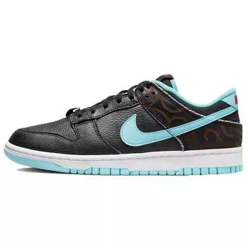 Nike Dunk Low SE Barber Shop — черные мужские кроссовки Copa White Chili-Red DH7614-001 44