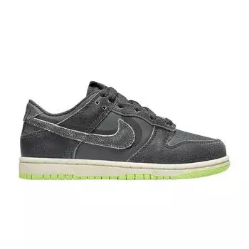 Nike Dunk Low SE PS Halloween — Детские кроссовки Cauldron Grey Iron-Grey Phantom DQ6216-001 28