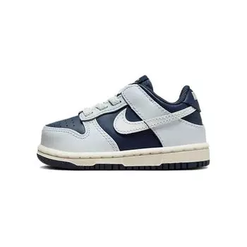 Nike Dunk Low TD Football Grey Midnight Navy Детские кроссовки Blue Summit-White FB9107-002 26