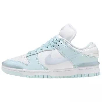 Nike Dunk Low Twist Glacier Blue Женские кроссовки Белый футбольно-серый DZ2794-103 35.5