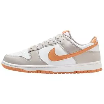 Nike Dunk Нескользящие Износостойкие Низкие Кеды для Скейтборда Мужские Серо-Оранжевые 40