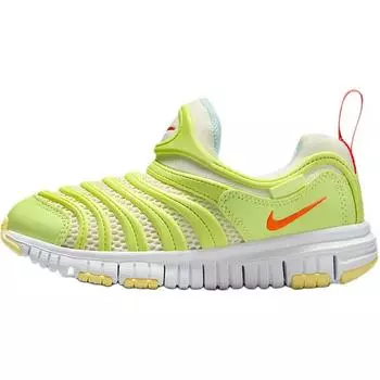 Nike Dynamo Free BR PS Кокосовое молоко Безопасный оранжевый Детские кроссовки Зеленый Кокосово-молочный-белый Белый IB8893-181 28