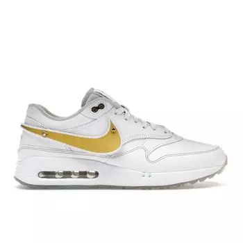 Nike Eastside Golf x Air Max 1 86 OG Golf Big Bubble — игра для всех. Кроссовки унисекс Be Authentic White Metallic-Gold Pure-Platinum HQ3074-100 41