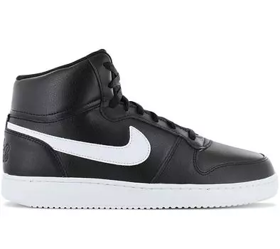 Nike Ebernon Mid - Мужская обувь Кроссовки кожаные черные AQ1773-002 ОРИГИНАЛ EU 41 US 8 чёрный