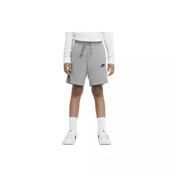 Nike Детские шорты с вышитым логотипом и завязками, серые DA0806-091 L