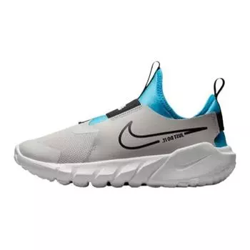 Кроссовки Nike Flex Runner 2 GS Light Iron Ore Blue Lightning Детские Серые Белые Черные DJ6038-008 35.5
