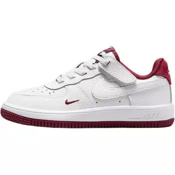 Nike Force 1 Low LV8 EasyOn PS Белые Командные Красные Детские Кроссовки HF5510-100 32