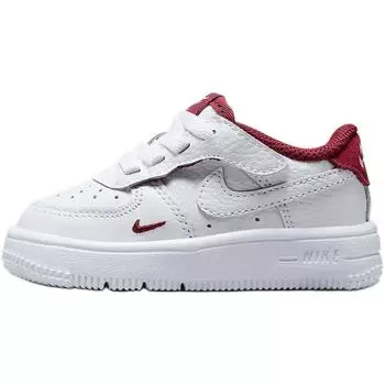 Nike Force 1 Low LV8 EasyOn TD Белые Командные Красные Детские Кроссовки HF5511-100 22