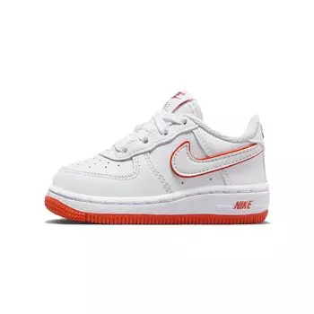 Nike Force 1 Low TD White Picante Red Детские кроссовки FJ3486-101 21