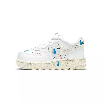Nike Force 1 LV8 3 TD Paint Splatter — белые детские кроссовки Sail DJ2600-100 22