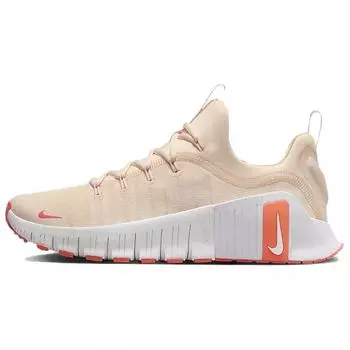 Nike Бесплатные женские кроссовки Metcon 6 Guava Ice оранжевые светло-дикие-манго белые FJ7126-801 42