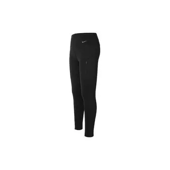 Nike Женские леггинсы Go FlyEase с высокой поддержкой и карманами, черные DQ5695-010 S