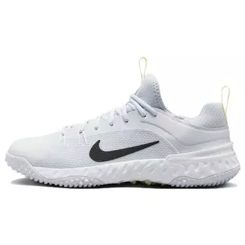 Nike Huarache 9 Elite TF LAX SE Football серо-черные унисекс-кроссовки белые светящиеся-зеленые FV6148-001 46