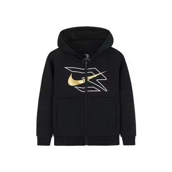 Nike Худи Повседневный Спортивный Универсальный Удобный Детские худи Черный N32512367GS-002 S