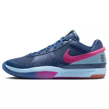 Nike Ja 1 NY против. NY мужские кроссовки Blue Court-Blue Hyper-Pink FV1286-400 41